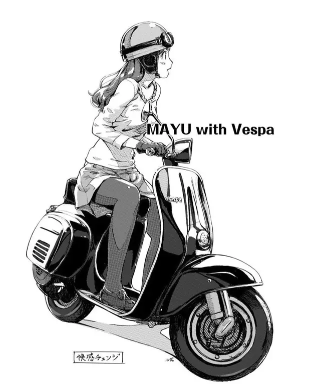 Vespa anime modifikasi