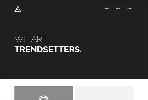 Contoh desain website minimalis tanpa animasi