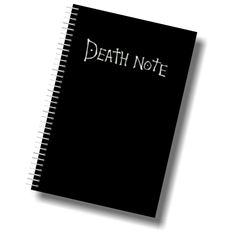 Buku catatan Death Note dari dekat