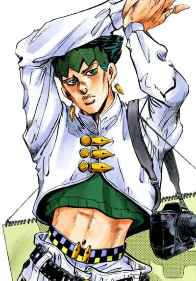 Desain karakter Rohan Kishibe