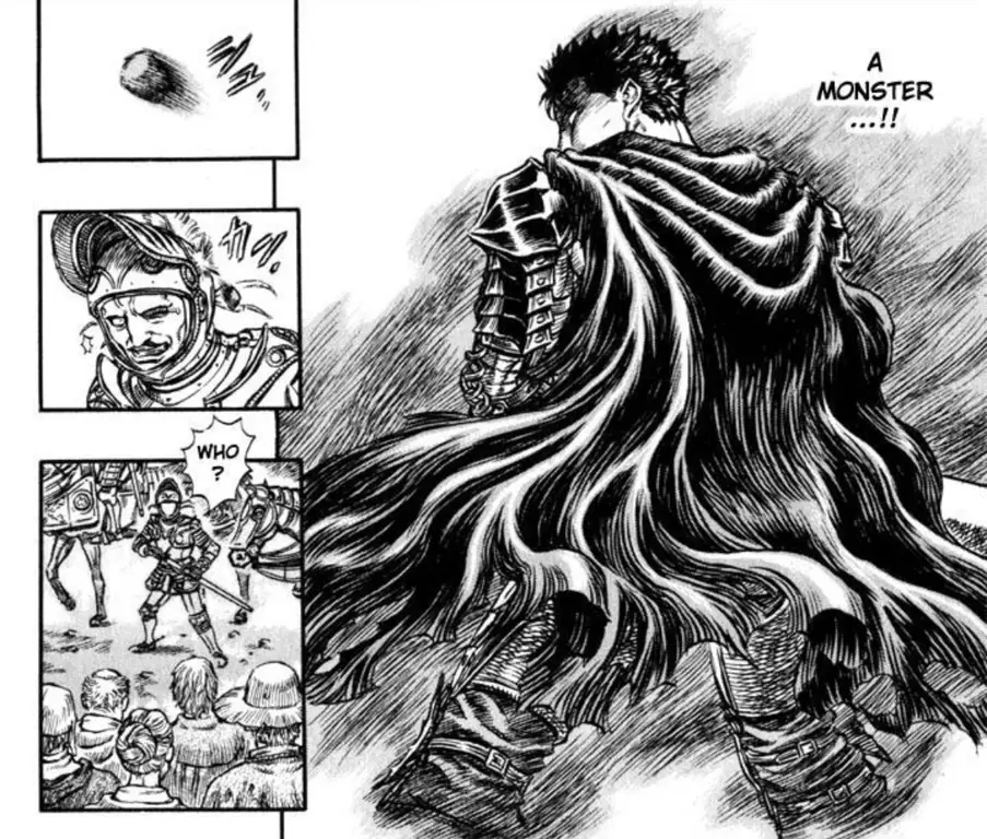 Detail panel manga Berserk