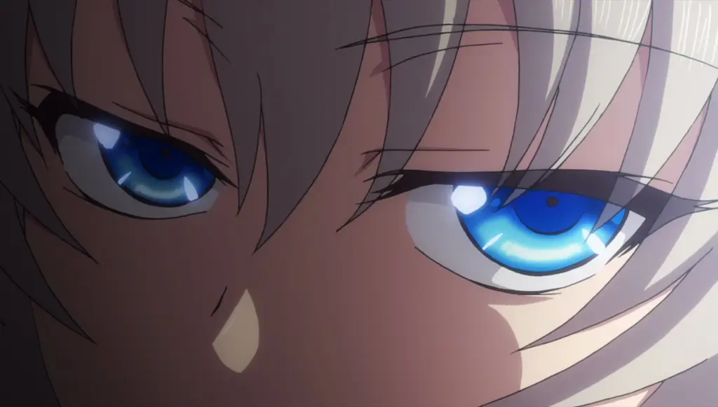 Detail karakter yang ekspresif Gambar close up karakter anime