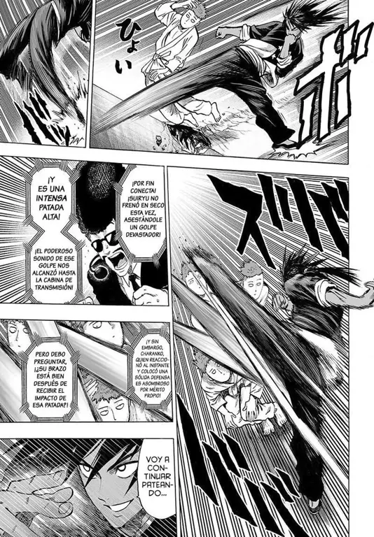 Panel-panel manga One Punch Man yang detail