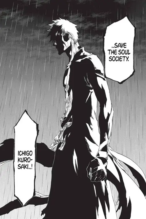 Detail Panel Manga yang Menarik Panel Manga Bleach Chapter 600