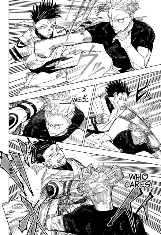 Panel-panel penting dari Jujutsu Kaisen chapter 227