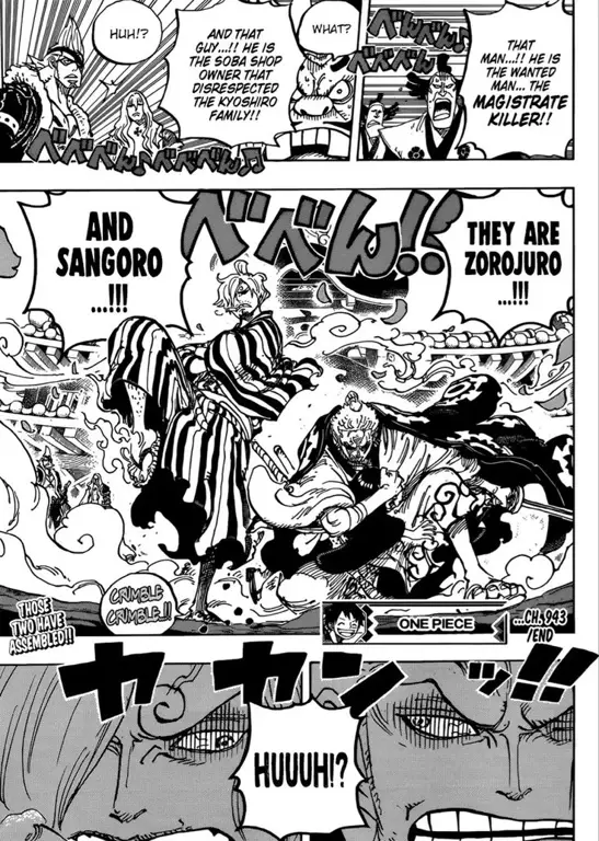 Panel-panel manga dari One Piece chapter 111