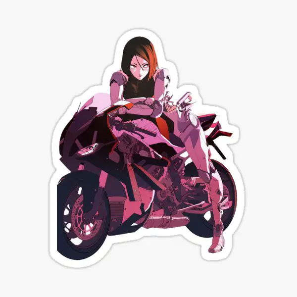 Proses instalasi stiker anime motor dengan detail yang teliti