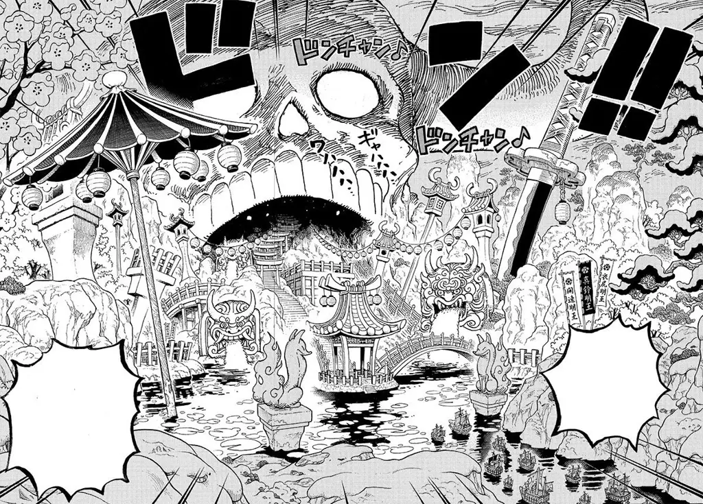 Panel detail dari One Piece chapter 114