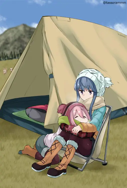 Perlengkapan camping yang digunakan dalam anime Yuru Camp