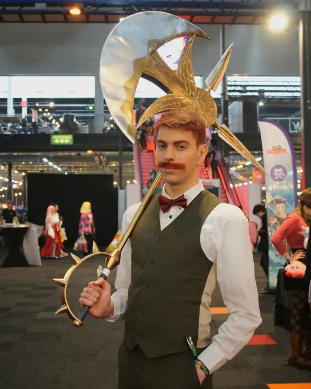 Riasan wajah untuk cosplay Escanor