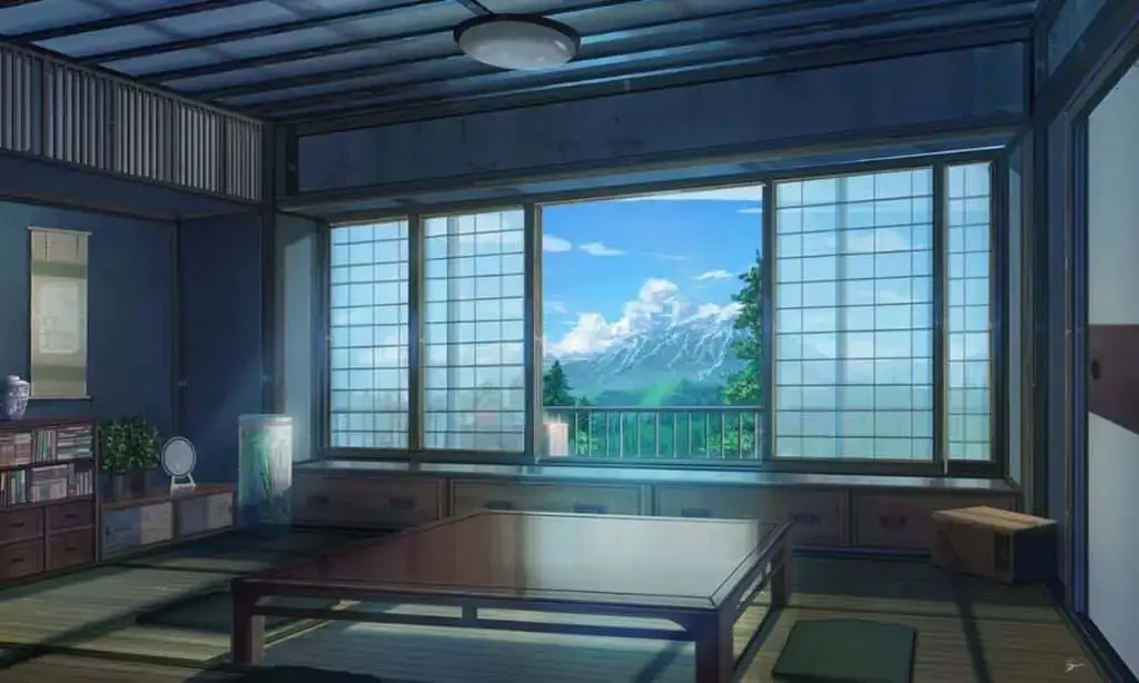 Detail Ruangan yang Menarik dalam Anime One Room Gambar desain interior ruangan bergaya anime