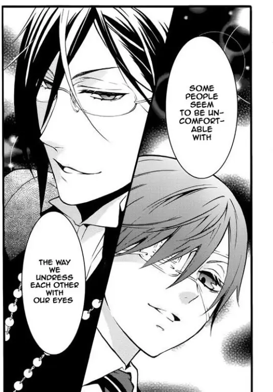 Panel-panel manga Black Butler Chapter 67