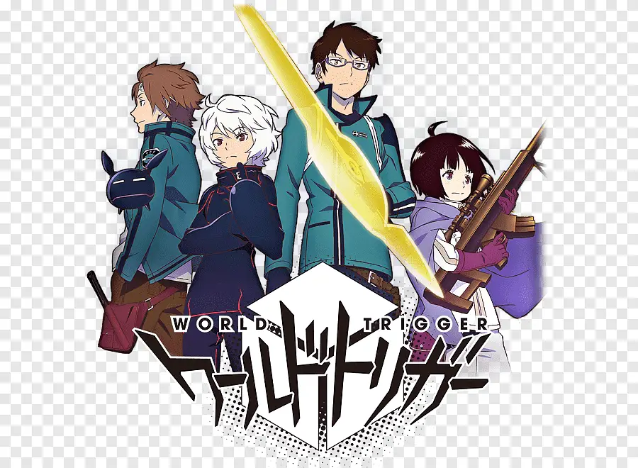 Screenshot dari anime World Trigger yang menunjukkan detail visual