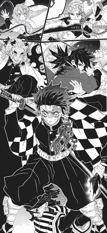 Detail panel penting di Kimetsu no Yaiba chapter 113