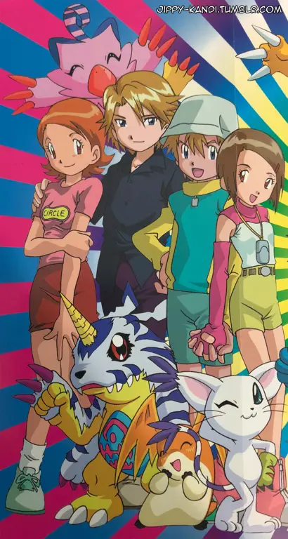 Para DigiDestined dengan Digivice Season 2 mereka