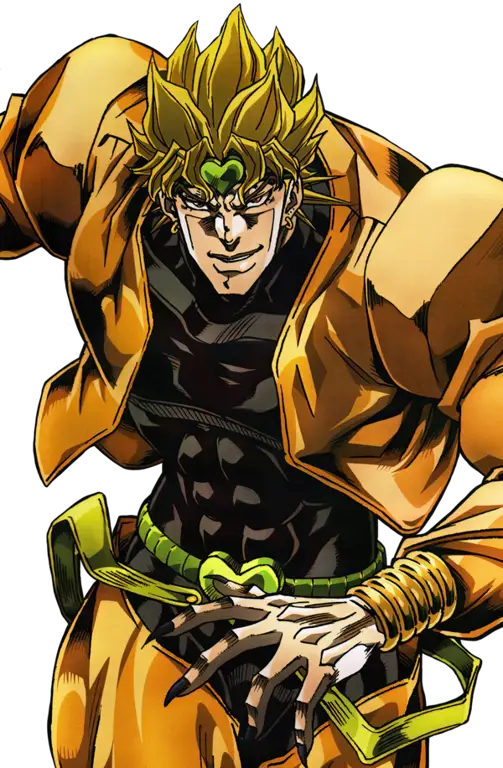 Gambar Dio Brando, musuh utama dalam Jojo's Bizarre Adventure Stardust Crusaders Egypt Hen