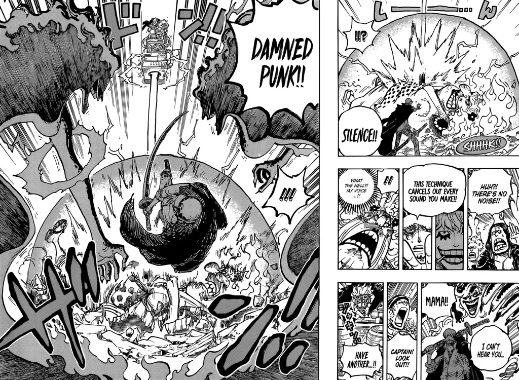 Para penggemar One Piece mendiskusikan chapter 1040