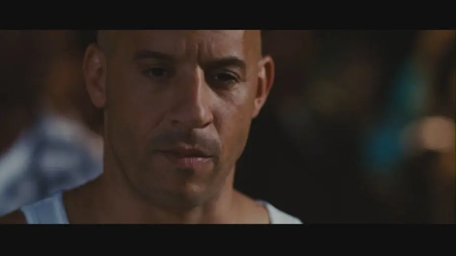 Vin Diesel sebagai Dominic Toretto dalam film Fast Five