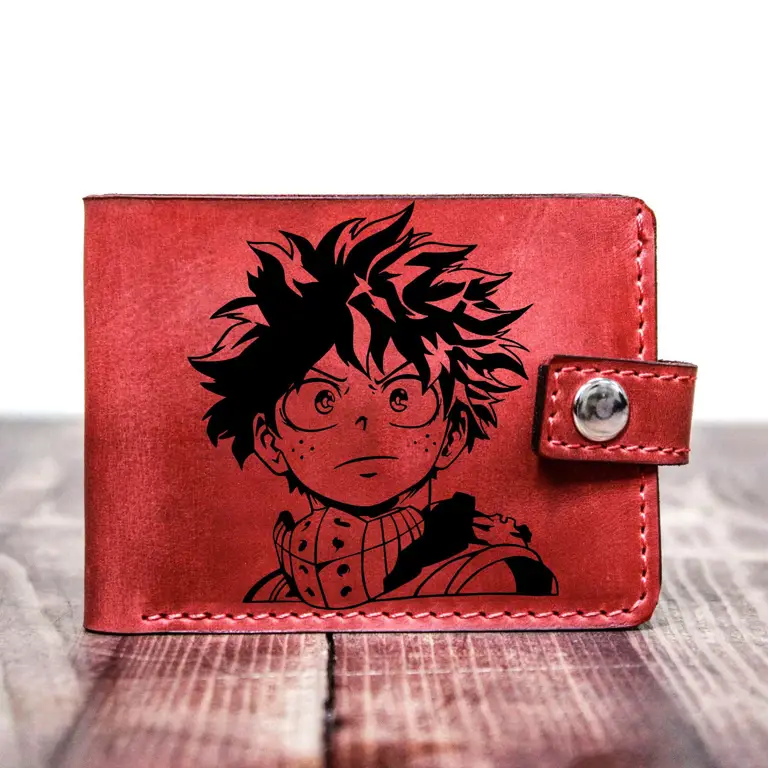 Dompet anime berbahan kulit berkualitas tinggi