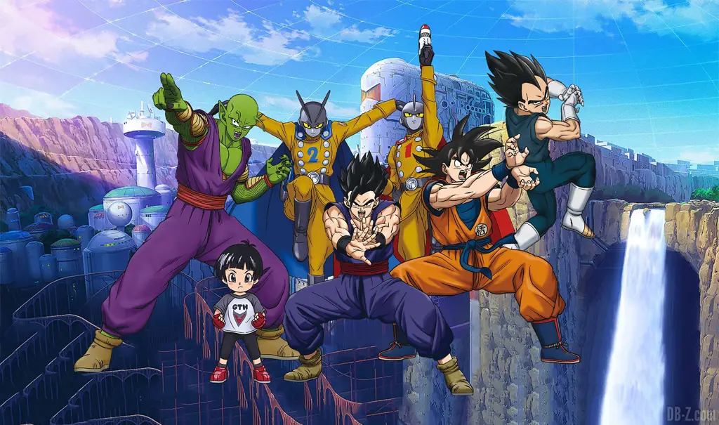 Poster film Dragon Ball Super: Super Hero subtitle Indonesia