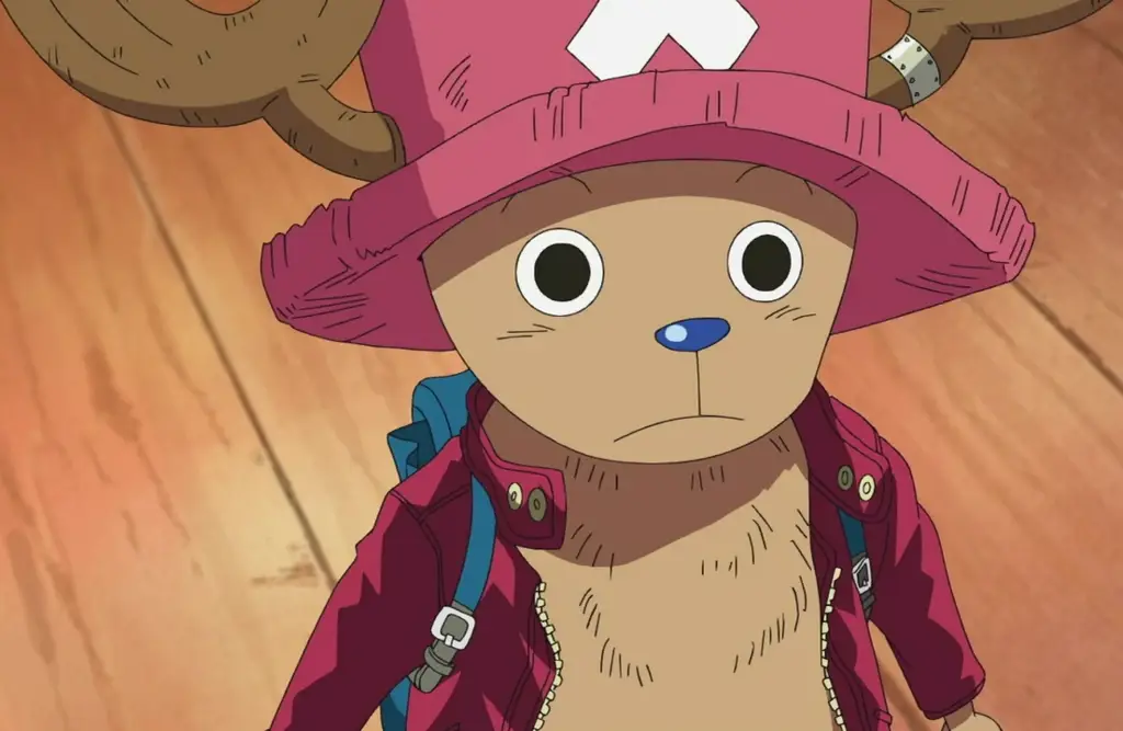 Gambar dress anime One Piece dengan gambar Chopper