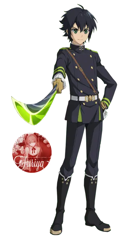 Yuichiro dan Mikaela dalam Owari no Seraph