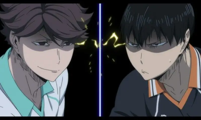 Pertandingan antara Oikawa dan Kageyama