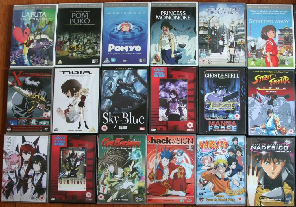 Gambar DVD dan Blu-ray Anime