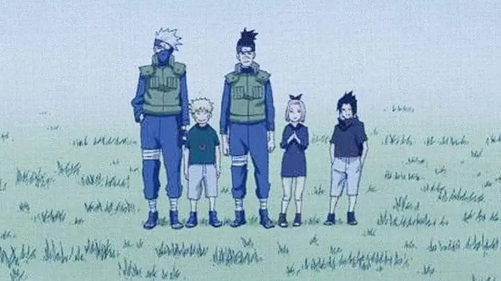 Teman-teman Naruto mendukungnya