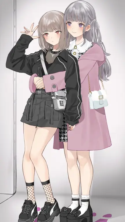 Dukungan Teman dalam Menghadapi Cinta Bertepuk Sebelah Tangan Gambar karakter anime yang berteman akrab