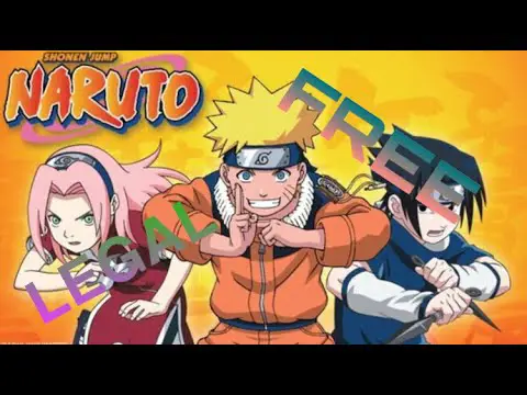 Karakter Naruto menonton anime secara legal