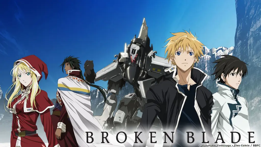 Pemandangan dalam anime Broken Blade