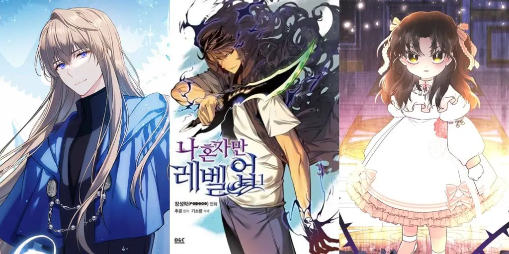 Gambar sampul manhwa bergenre fantasy