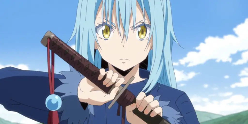 Gambar pemandangan dunia fantasi dalam anime That Time I Got Reincarnated as a Slime