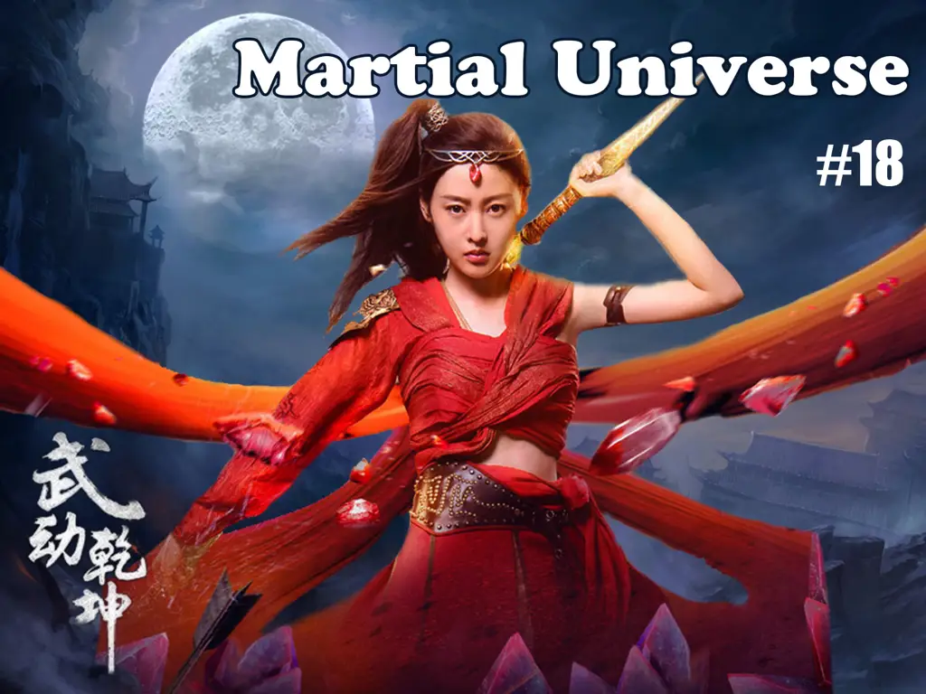 Pemandangan alam dalam anime Martial Universe