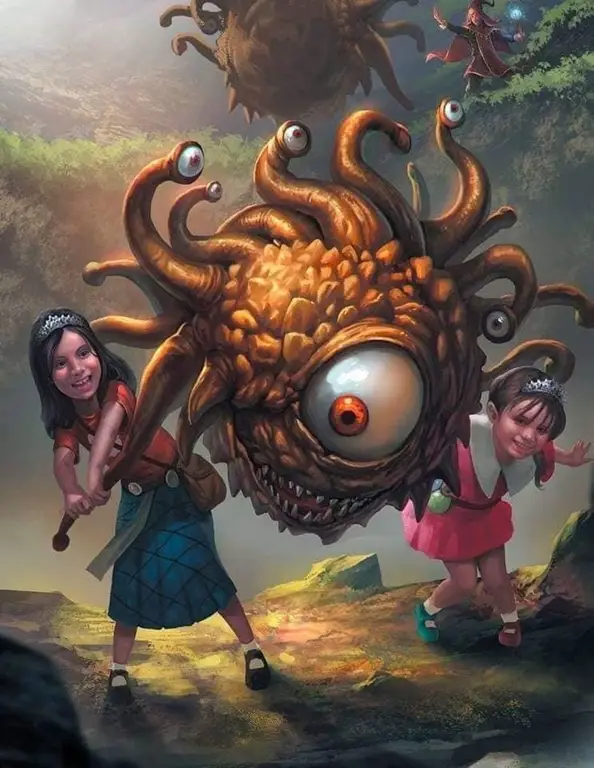 Ilustrasi monster fantasi