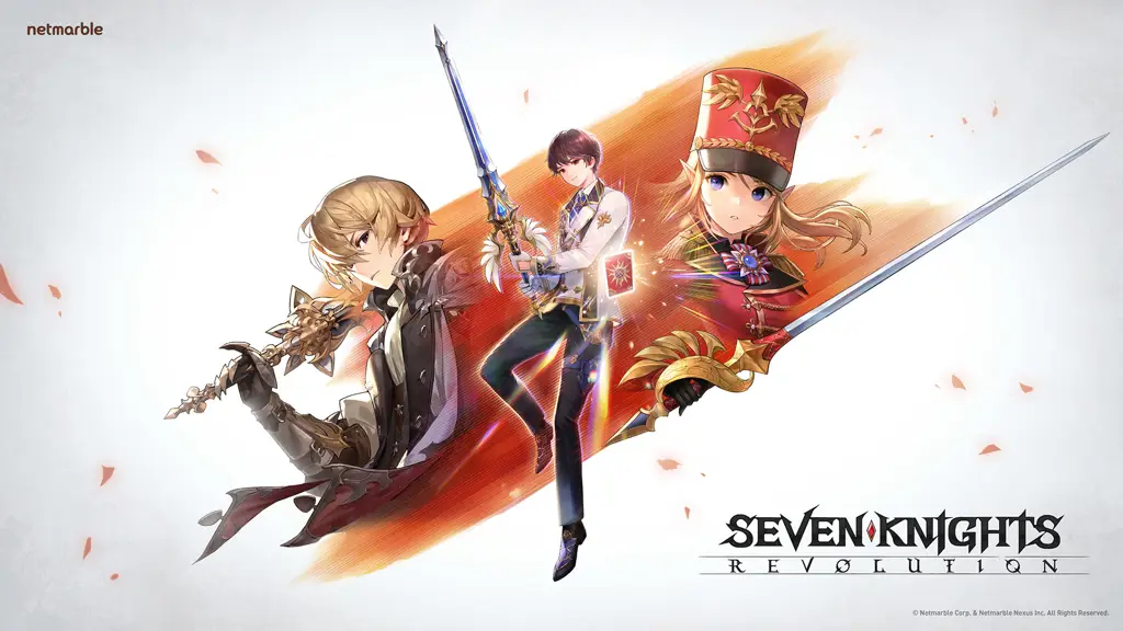 Gambar peta dunia di Seven Knights Revolution yang luas dan detail.