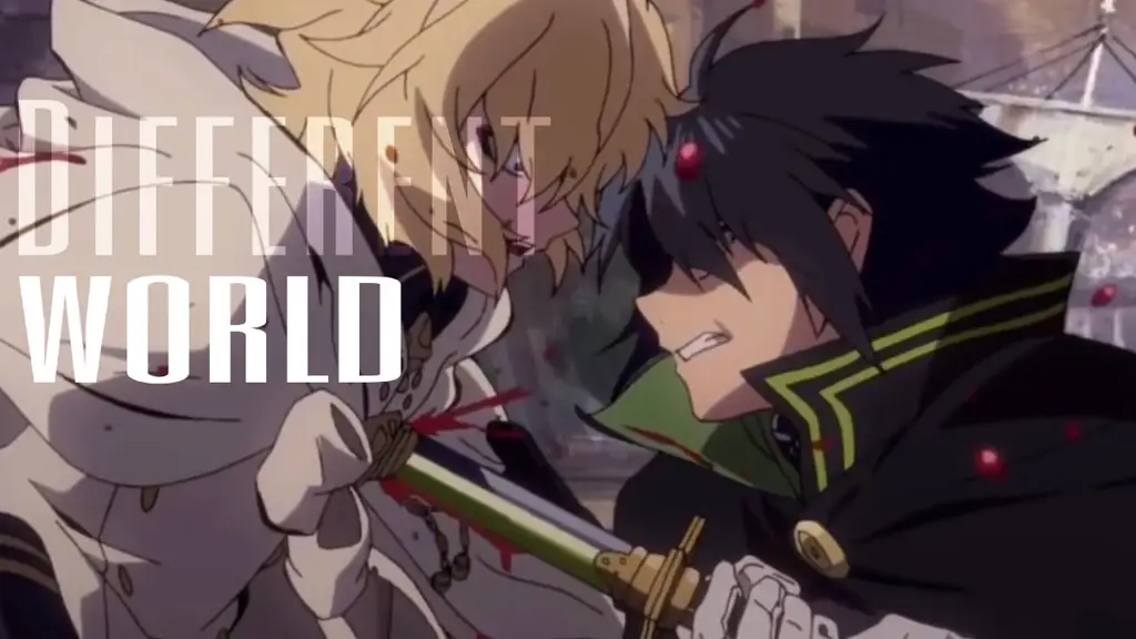 Gambar dunia pasca-apokaliptik dalam Owari no Seraph