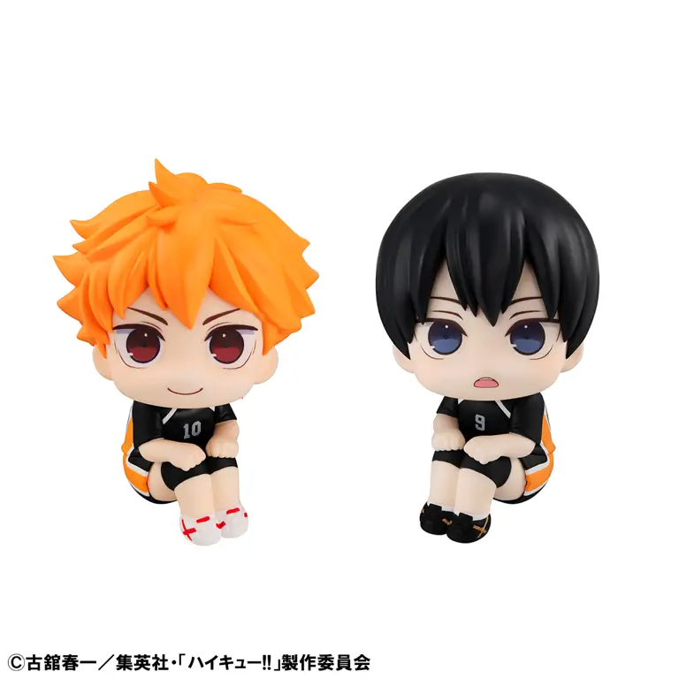 Gambar Hinata dan Kageyama sedang bermain voli