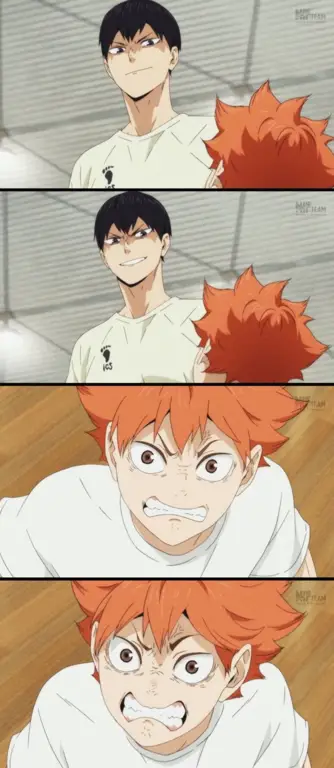 Hinata Shoyo dan Kageyama Tobio dari Haikyuu Season 4