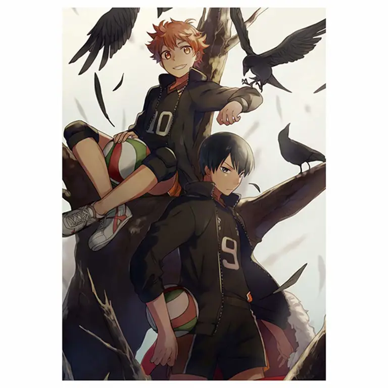 Hinata Shoyo dan Kageyama Tobio dalam Haikyuu!!