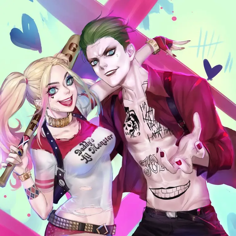 Gambar Joker dan Harley Quinn