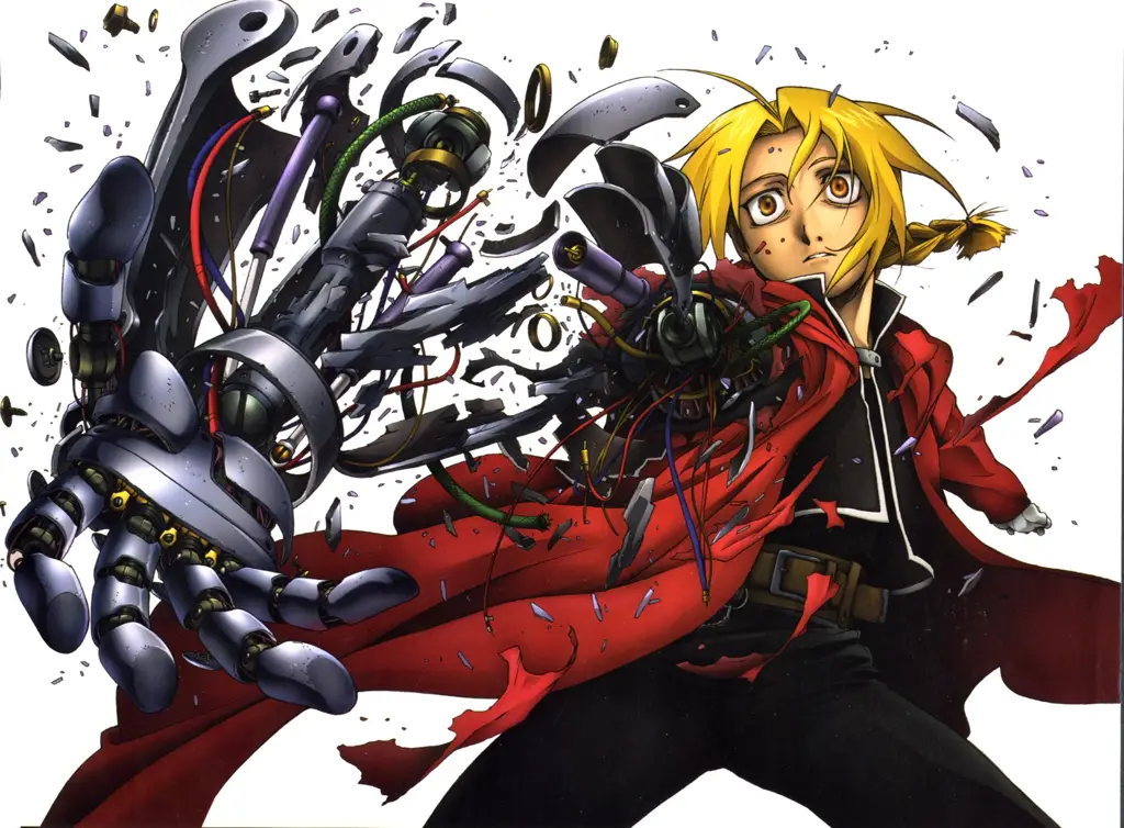 Edward Elric, protagonis utama dalam anime Full Metal Alchemist