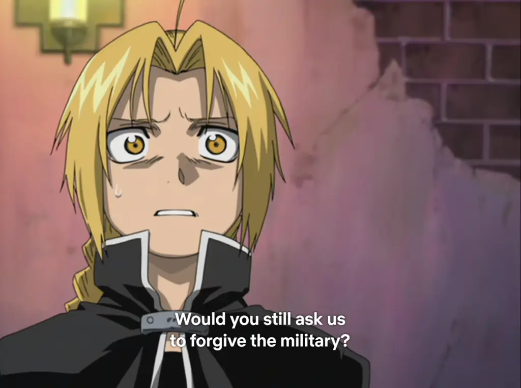 Edward Elric dari Fullmetal Alchemist 2003