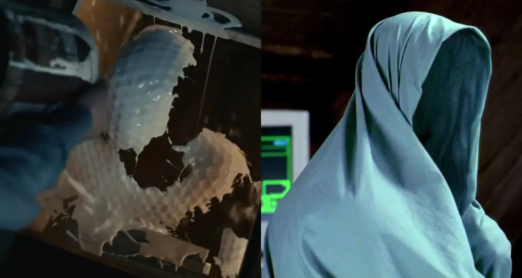 Adegan film Hollow Man yang menampilkan efek tembus pandang