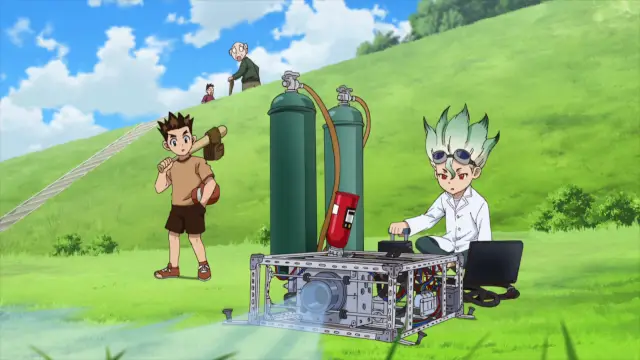 Eksperimen sains dalam anime Dr. Stone