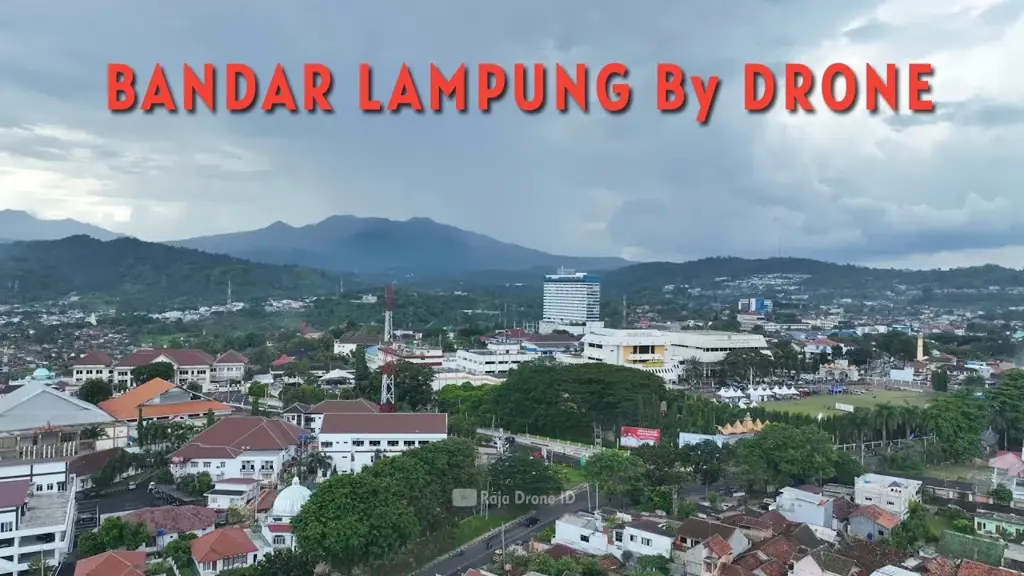 Pemandangan Kota Bandar Lampung yang indah