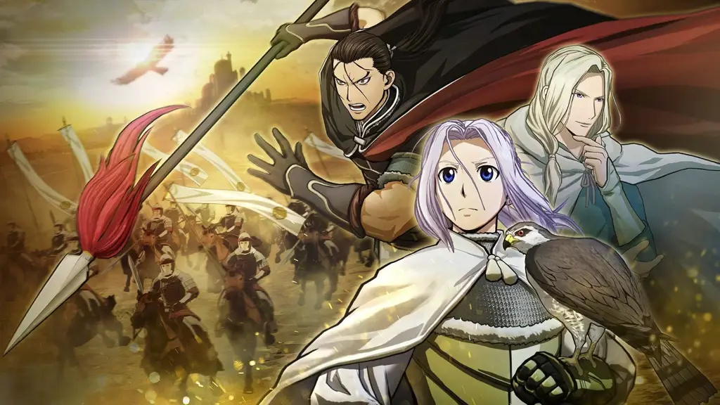 Peta kerajaan dan wilayah dalam anime Arslan Senki