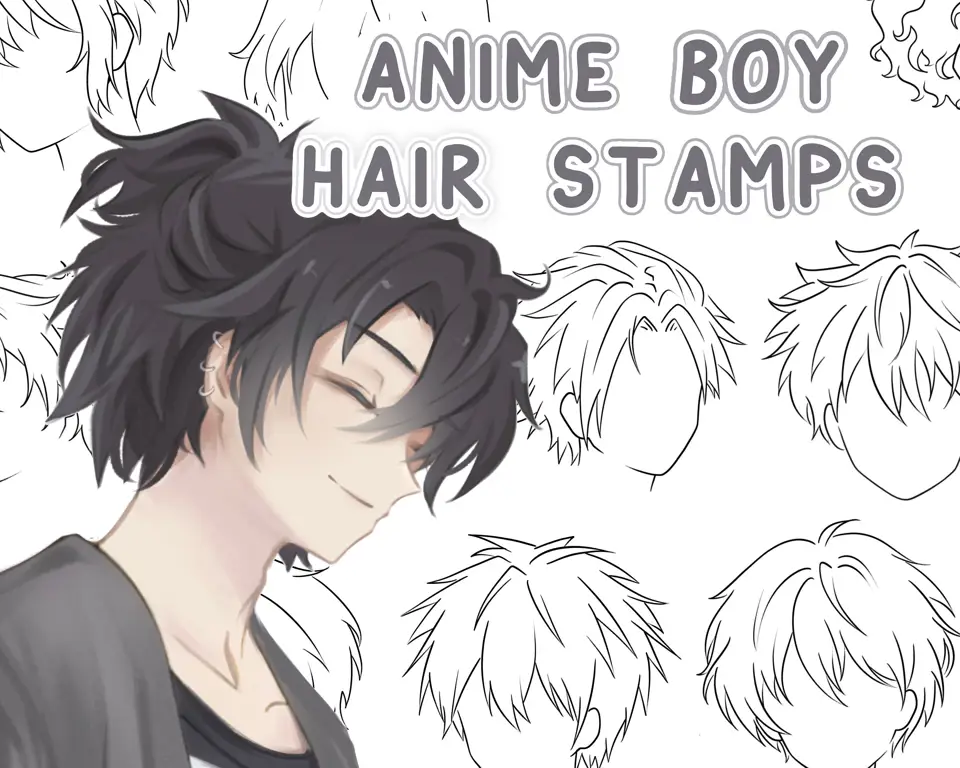 Gaya rambut anime unik dan kreatif