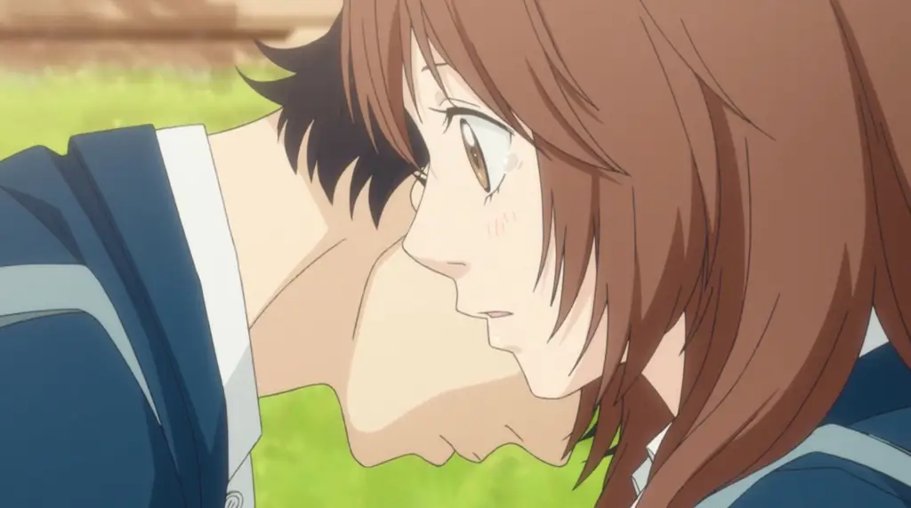 Adegan emosional dari Ao Haru Ride